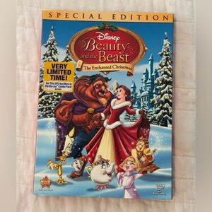 Disney Beauty and the Beast The Enchanted Christmas DVD Special Edition